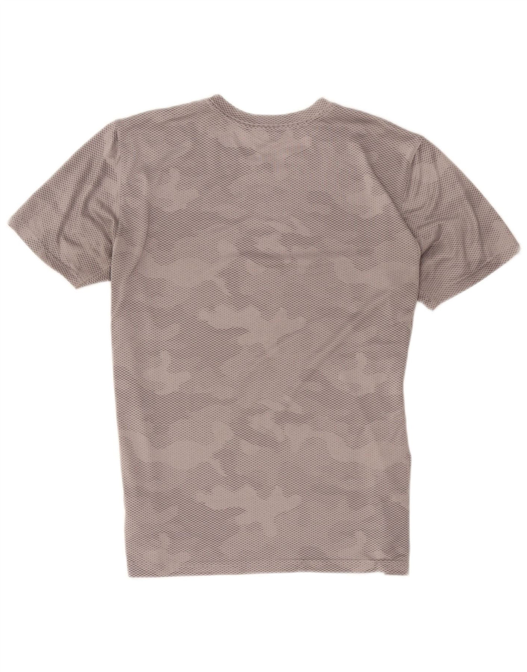 Męska koszulka Nike Dri Fit Top, średnioszary, kamuflażowy poliester
