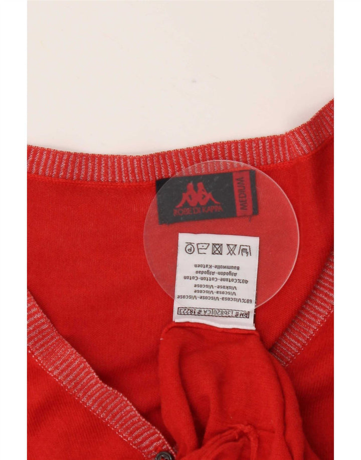 Sweter damski Kappa UK 12, średni czerwony, wiskoza