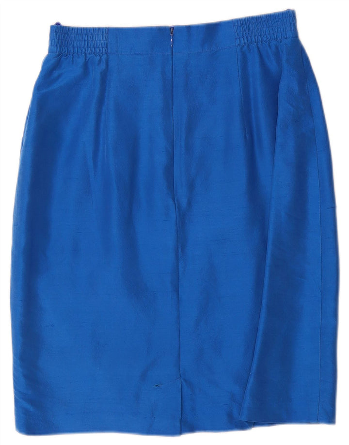 Vera Mont Damski zestaw spódnic zapinanych na 6 guzików, UK 14 Medium W28 Niebieski jedwab