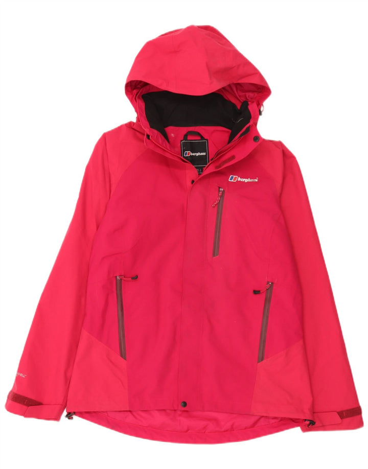 Damska kurtka przeciwdeszczowa z kapturem Berghaus UK 10 Small Pink Poliamid