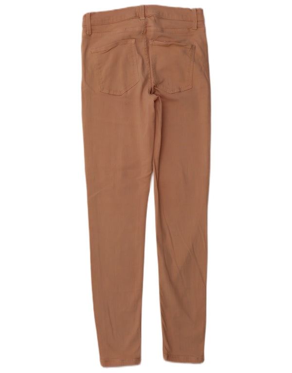 Damskie jeansy obcisłe French Connection UK 12 Medium W30 L29 Różowa bawełna