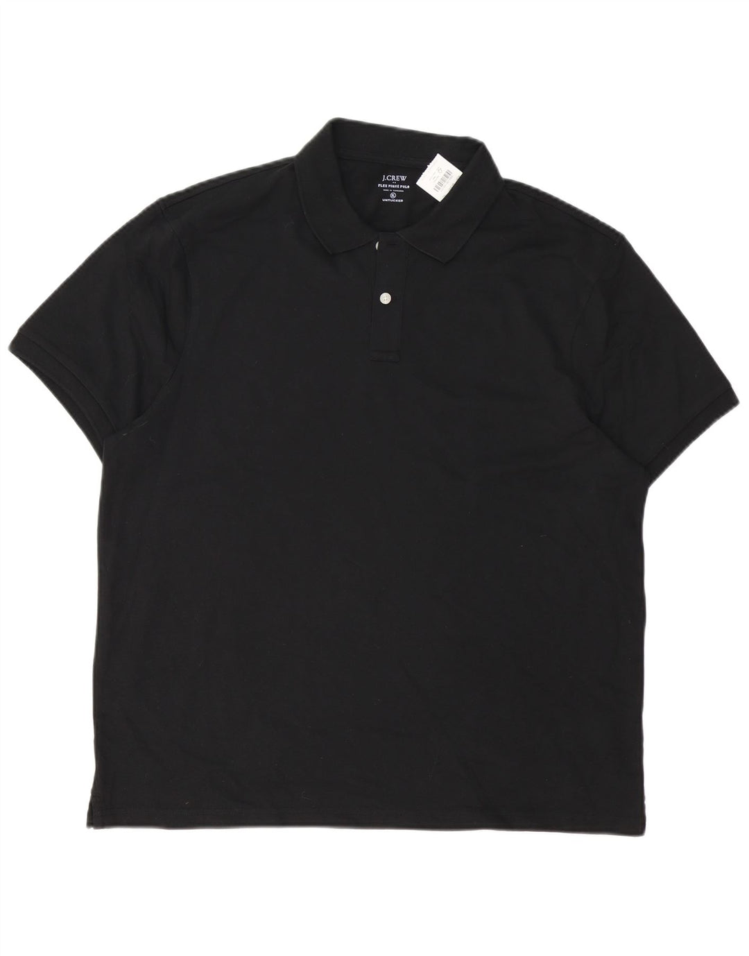 Męska koszulka polo J. CREW XL, czarna, bawełniana