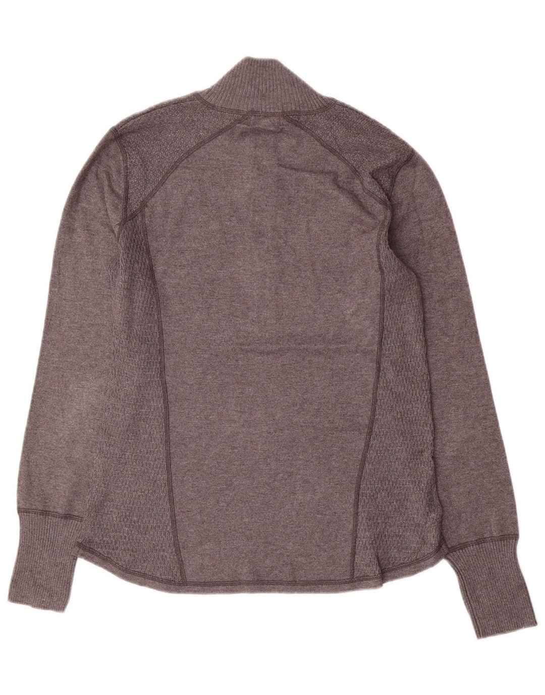 Damski sweter z zamkiem błyskawicznym Eddie Bauer UK 16, duży, szary