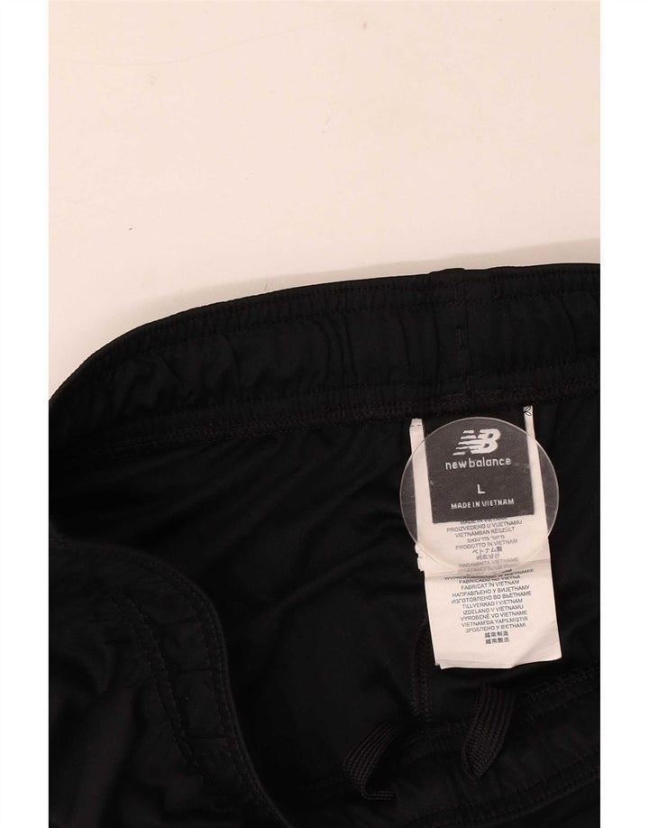 Męskie spodenki sportowe New Balance, duże, czarne, poliestrowe