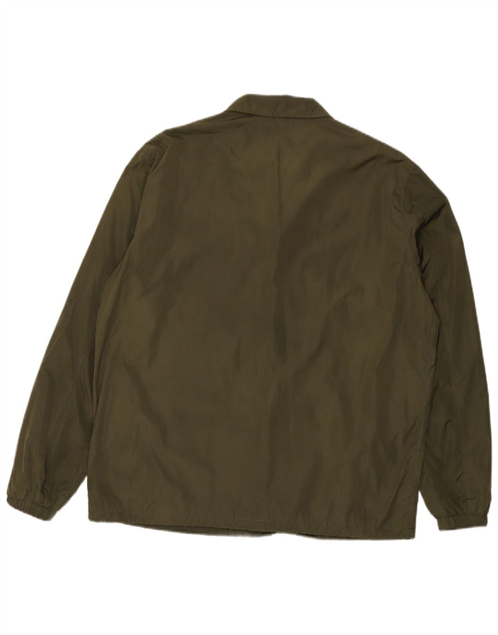 Męska kurtka przeciwdeszczowa Zara UK 40, duża, khaki, poliester