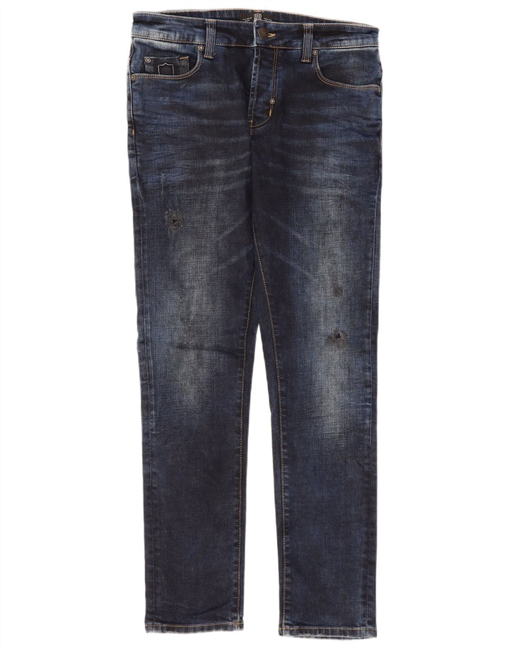 Męskie jeansy slim 883 Police W32 L31 Niebieskie