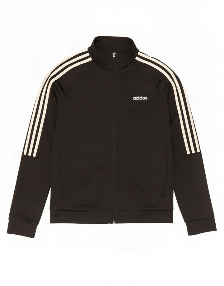 Damska bluza dresowa Adidas UK 12/14 Średni czarny poliester