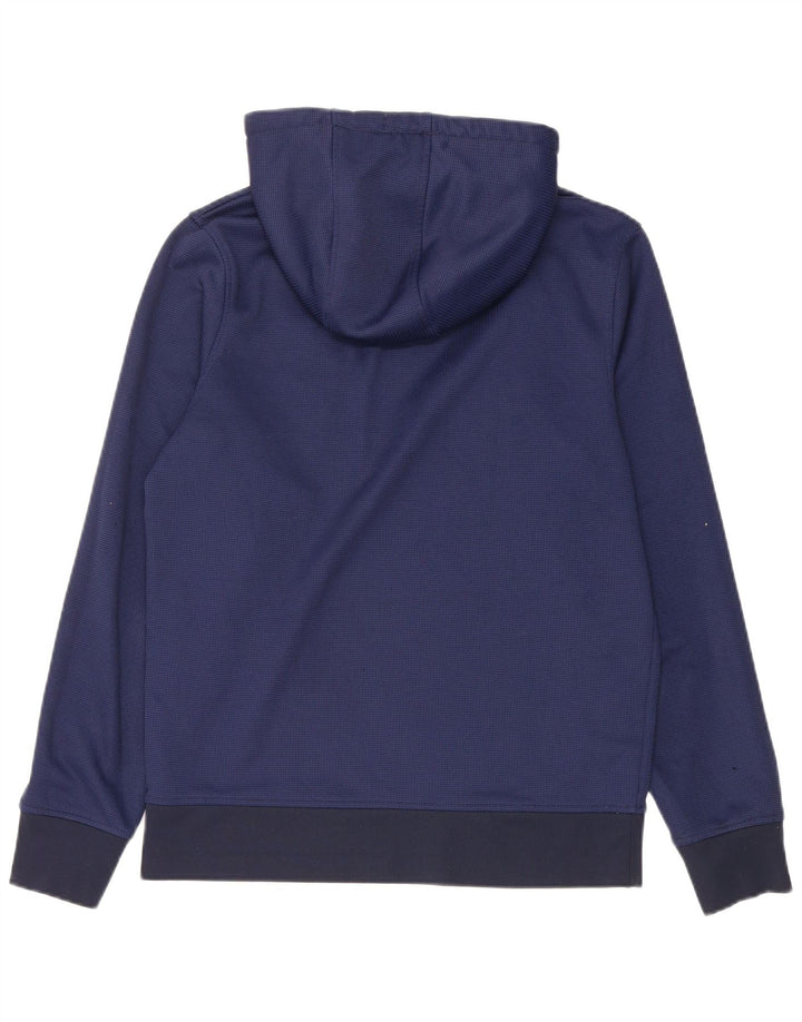 Męski sweter z kapturem Jack & Jones, średni niebieski, poliester