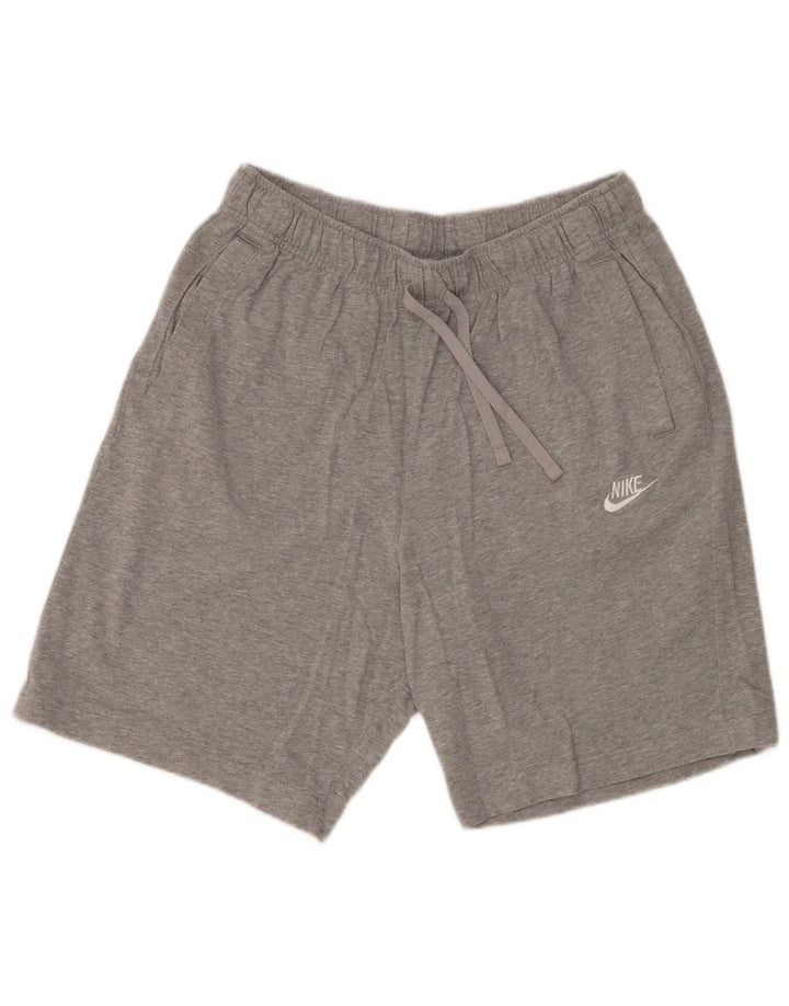 NIKE Mens Sport Shorts Medium Grey Cotton