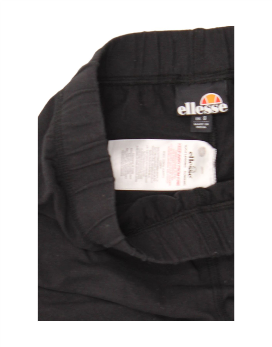 Damskie legginsy Ellesse Graphic UK 8 Small, czarne, bawełniane