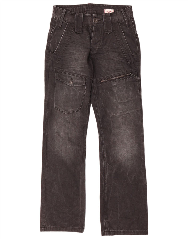 Męskie jeansy Jack & Jones Cargo Straight W28 L32 Szara bawełna