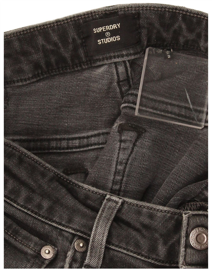 Damskie jeansy skinny SUPERDRY W30 L30 szare