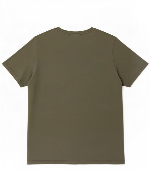 Męski T-shirt z grafiką New Balance, duży, bawełniany khaki