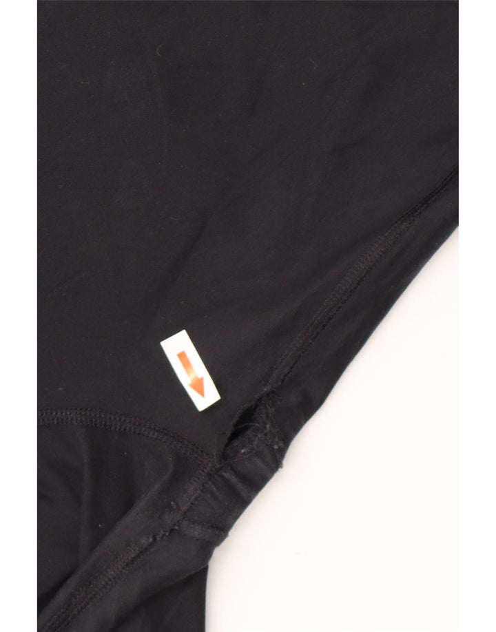 Damskie legginsy NIKE Dri Fit Capri UK 14, średni czarny poliester