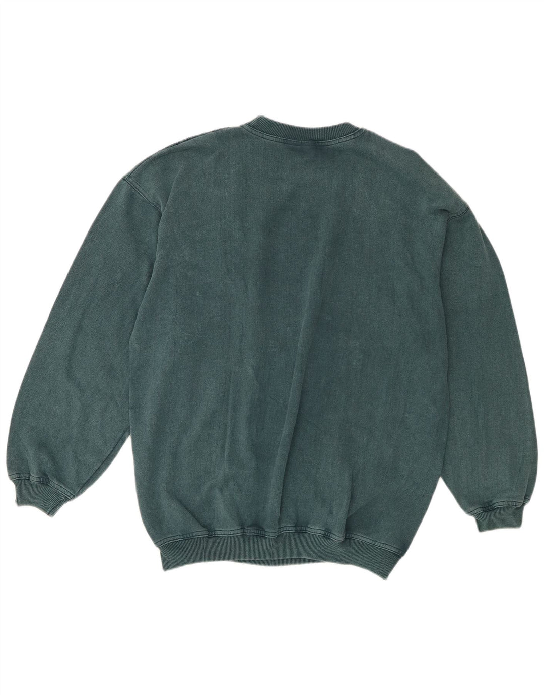 Vintage męska bluza sweter XL niebieska bawełna