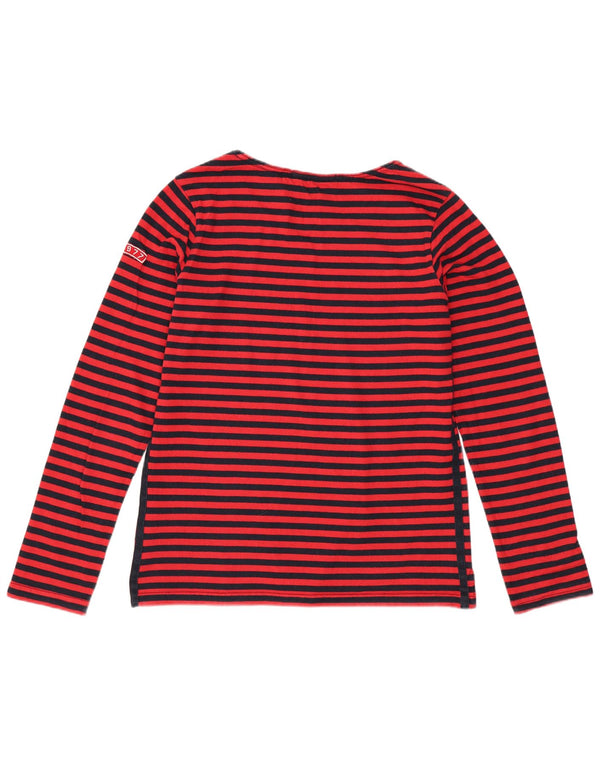 Scotch & Soda Damski top oversize z długim rękawem, UK 2 XS, bawełniany w czerwone paski