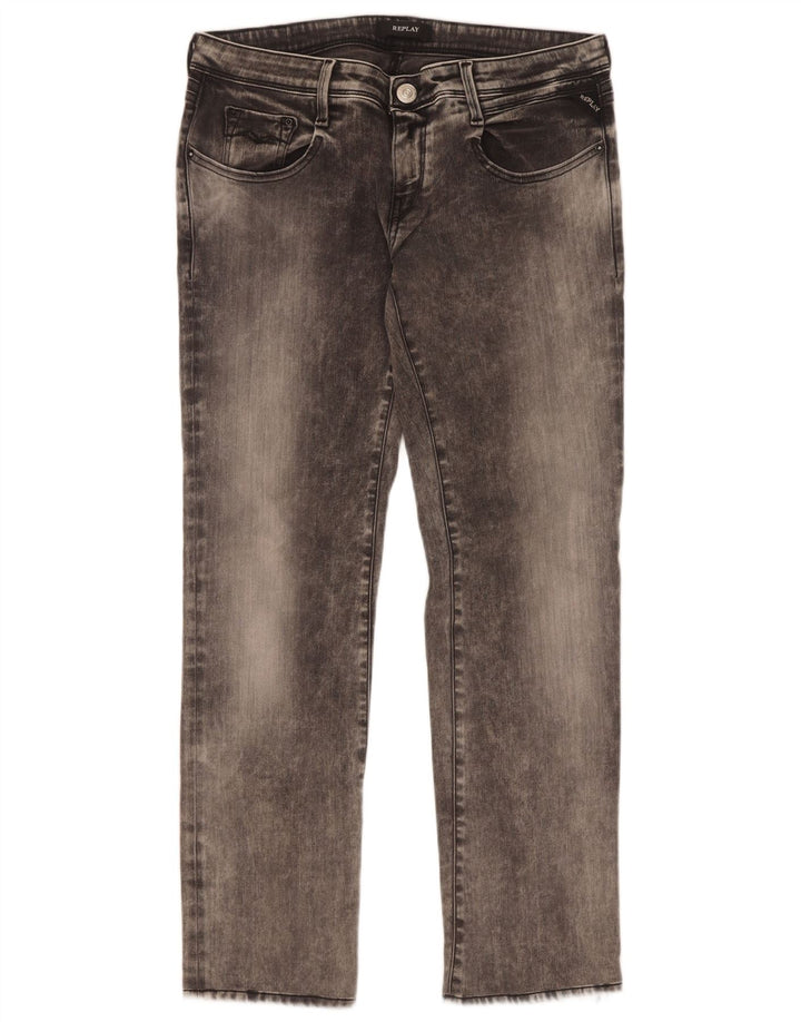 Damskie jeansy Replay Jodey Slim W29 L29 Szara bawełna