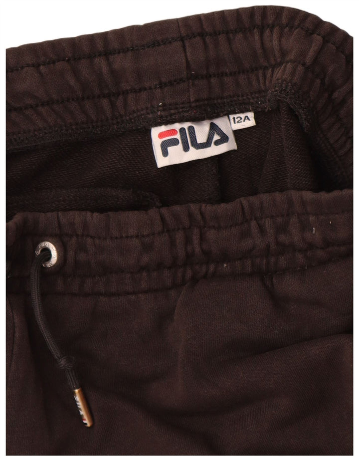 FILA Chłopięce spodnie dresowe Joggers 11-12 lat Czarne