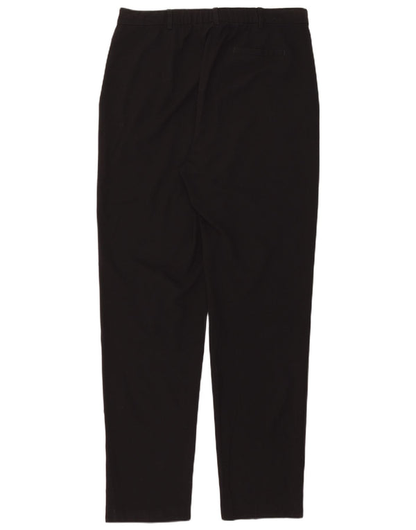 Marks & Spencer Damskie spodnie chino z wysokim stanem UK 14, duże, W34 L32, czarne