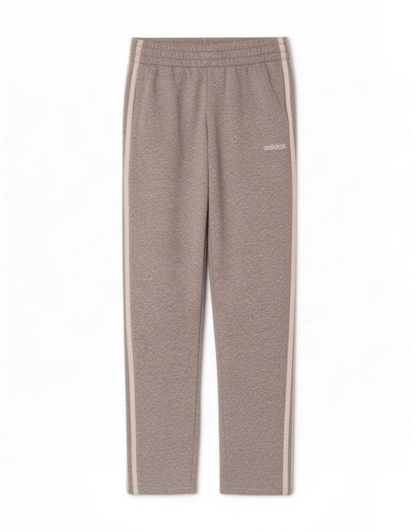 Damskie spodnie dresowe Adidas Crop UK 12/14 Średnioszare, bawełniane nakrapiane