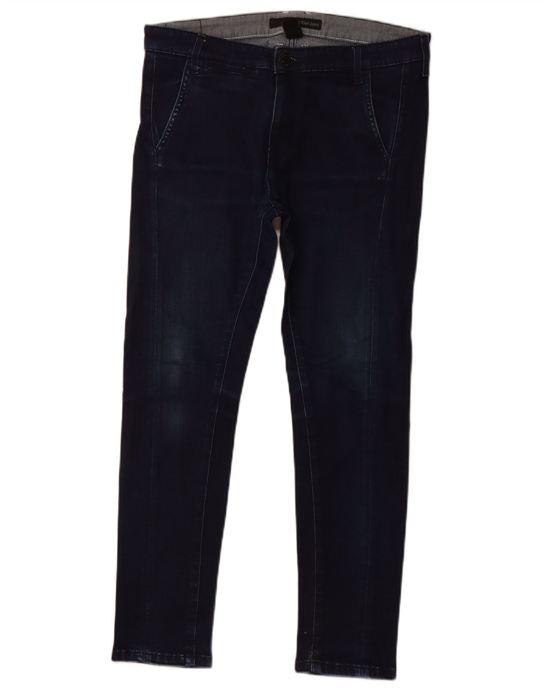 Damskie jeansy Calvin Klein Slouchy Crop Slim W26 L25 Granatowe