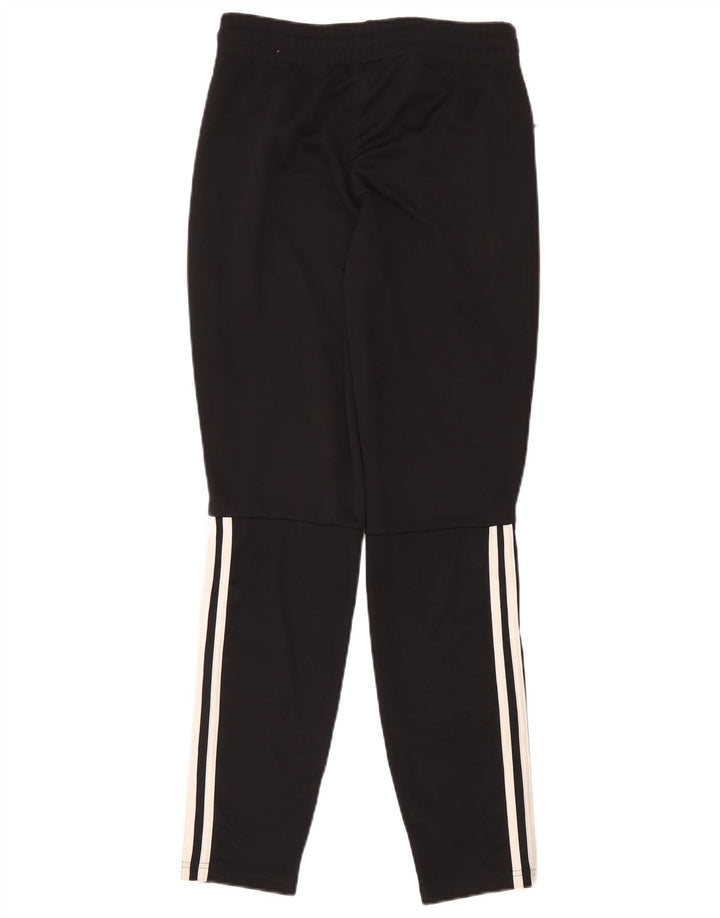 Damskie spodnie dresowe Adidas UK 8/10, małe, czarne, poliestrowe