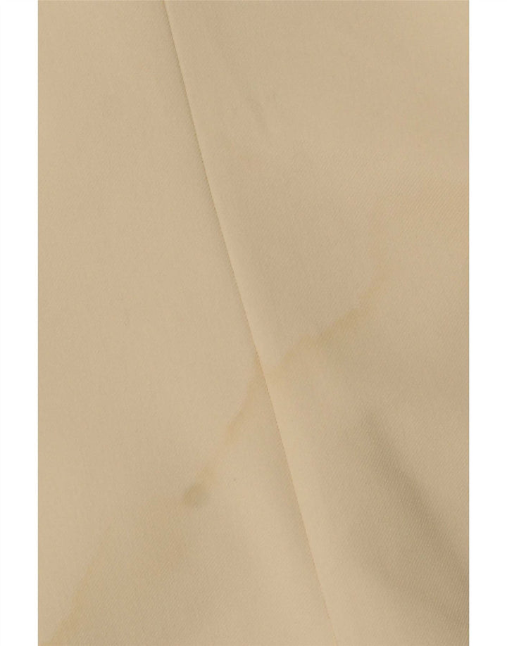 Damska marynarka z podwójnymi piersiami Zara UK 14 XL Off White Poliester