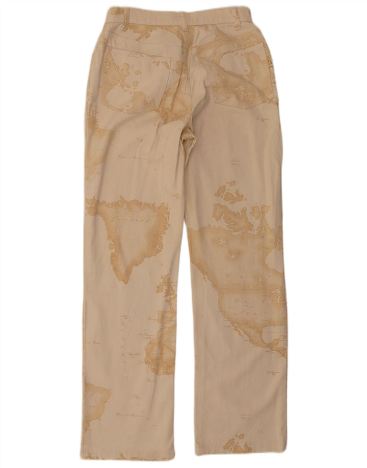 Damskie spodnie typu casual ALVIERO MARTINI W28 L30 w kolorze abstrakcyjnym