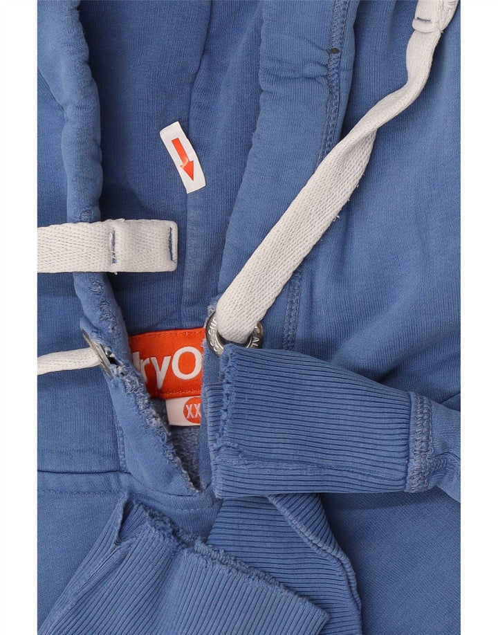 Męski sweter z kapturem Superdry 2XL, niebieski, bawełniany