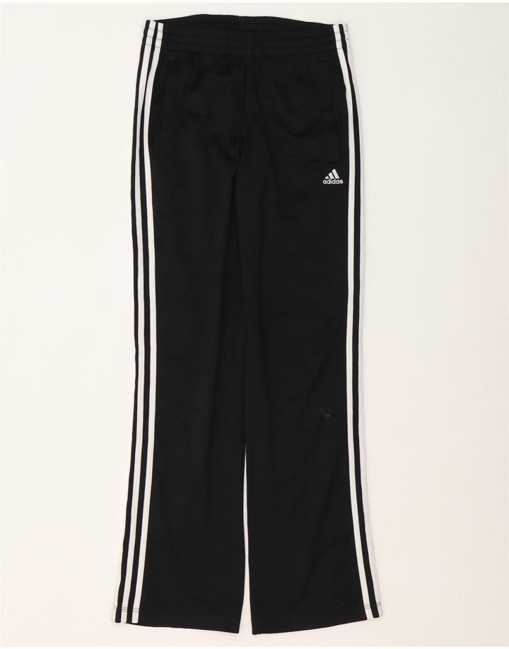 Spodnie dresowe Adidas dziewczęce 13-14 lat, czarne, poliestrowe