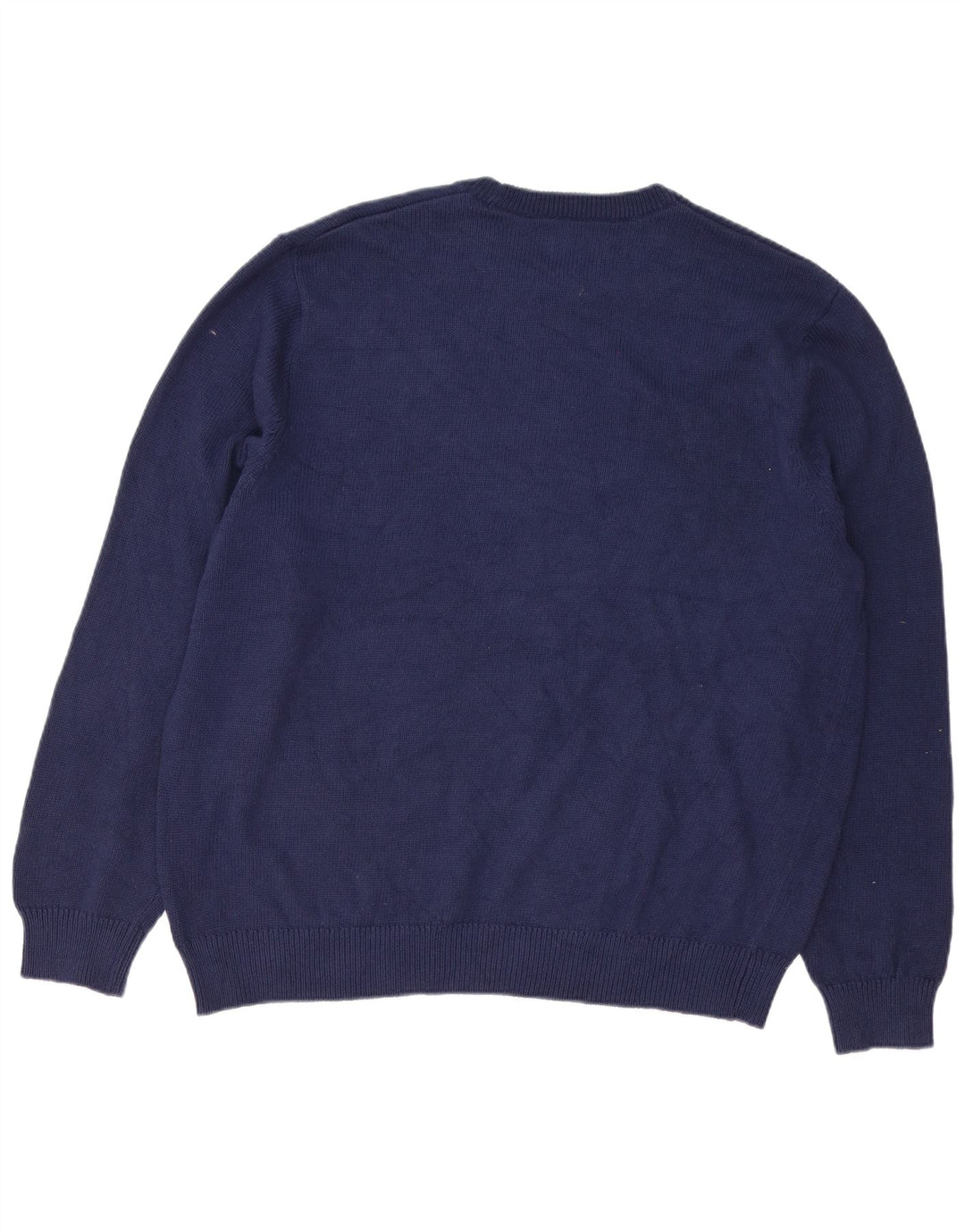 Męski sweter z okrągłym dekoltem Chaps o regularnym kroju, 2XL, granatowy, klasyczny