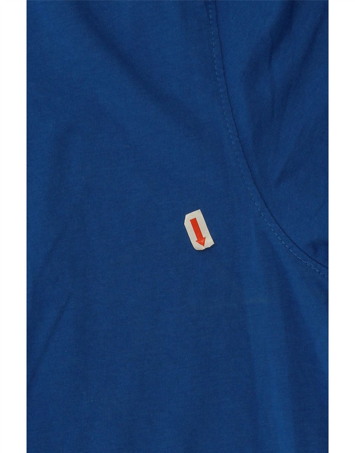 Męski T-shirt z grafiką Mountain Warehouse, bawełniany, średni niebieski