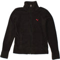 PUMA Womens Fleece Jacket UK 6 XS Black Vintage Puma and Second-Hand Puma from Messina Hembry 