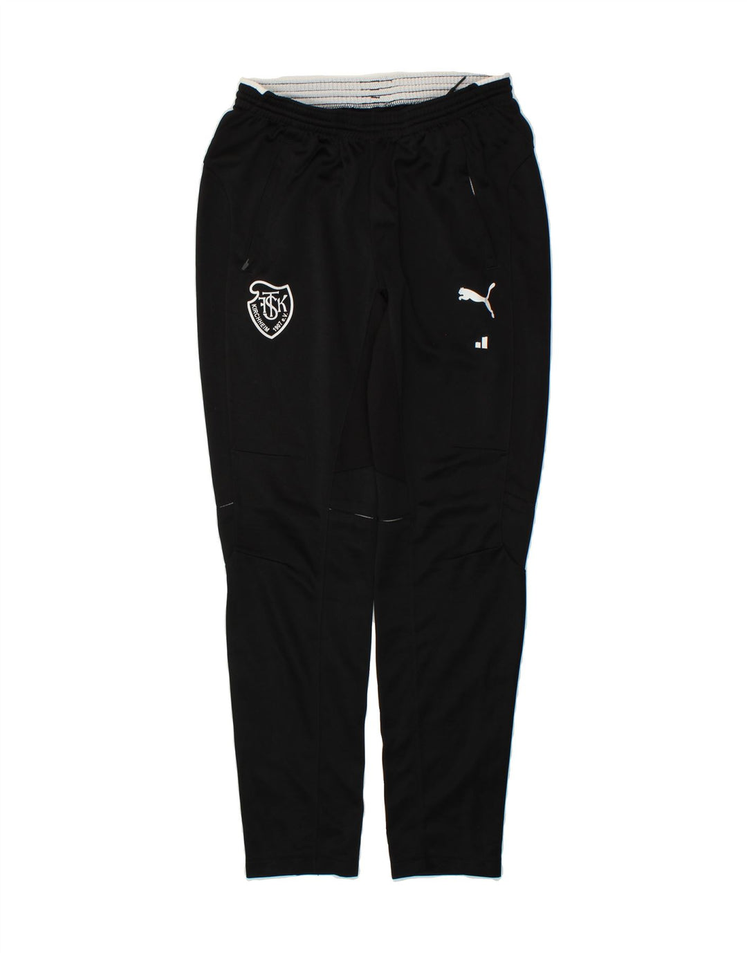 PUMA Mens Tracksuit Trousers Joggers Medium  Black Polyester Vintage Puma and Second-Hand Puma from Messina Hembry 