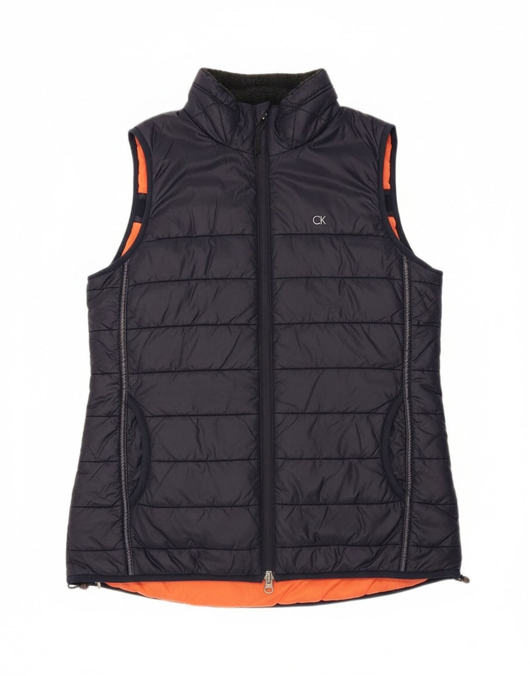 Kamizelka damska Calvin Klein UK 10, mała, granatowa, nylonowa