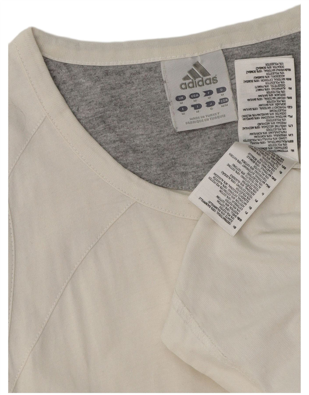 Adidas Męska Kamizelka Top Średniej Białej Bawełny