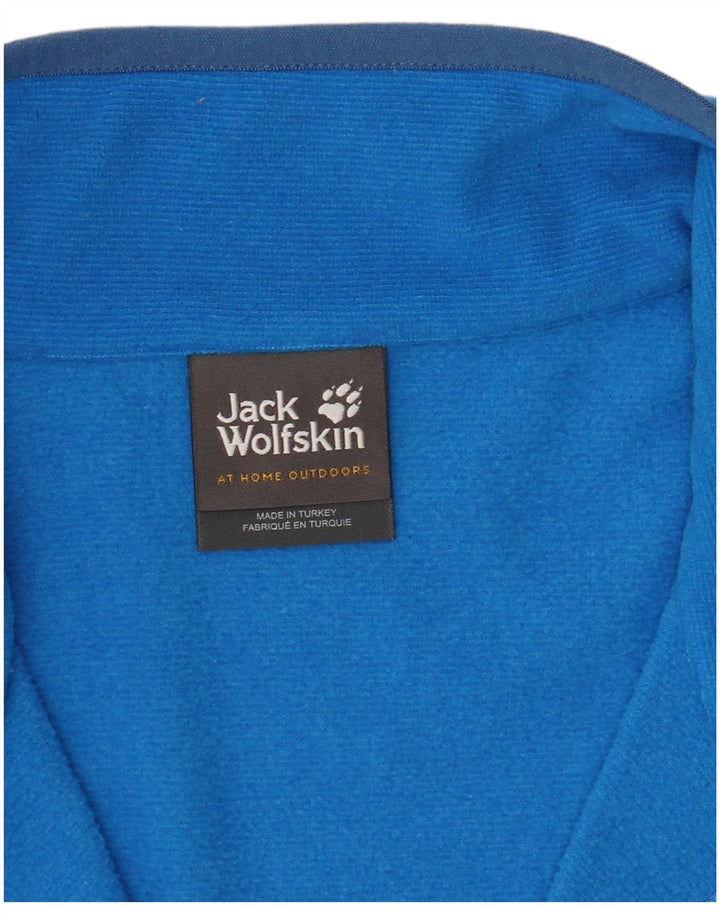 Męski sweter polarowy Jack Wolfskin z zamkiem błyskawicznym, 2XL, niebieski poliester