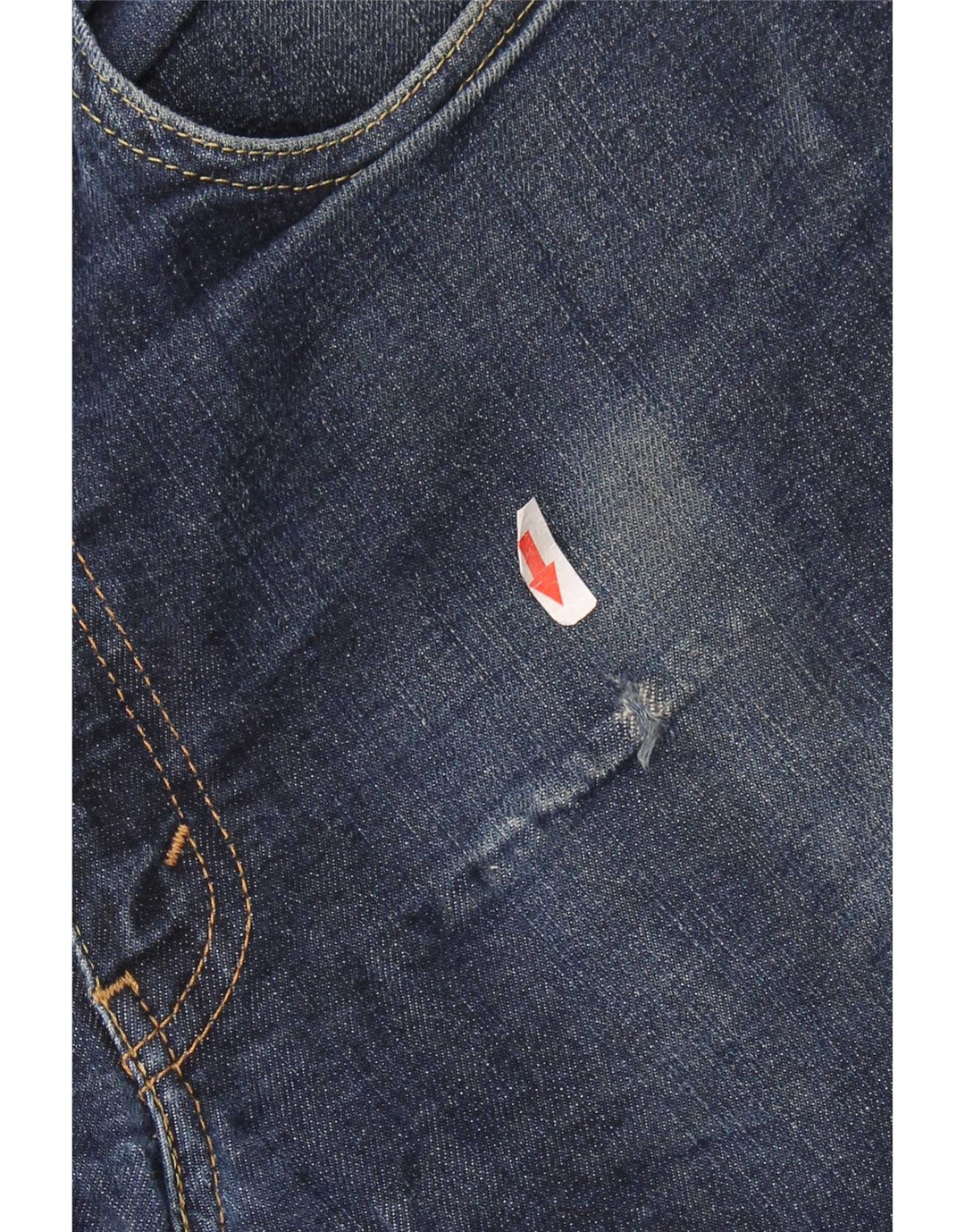 Męskie dżinsy Levi's 514 Straight W32 L30 Granatowa bawełna
