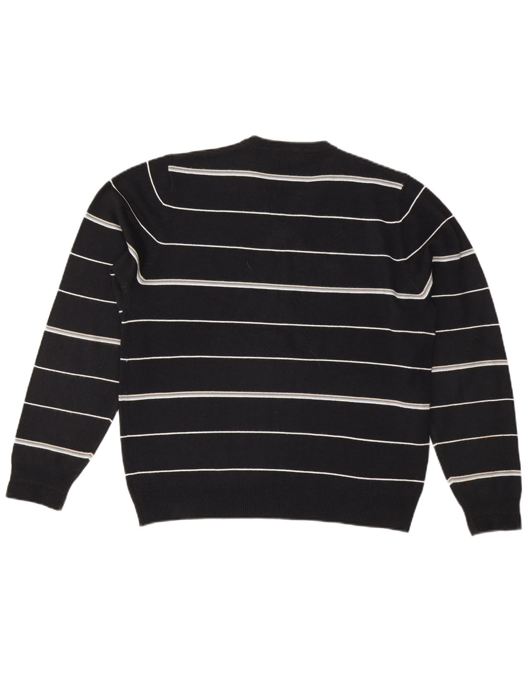 Męski sweter Marks & Spencer Blue Harbor z dekoltem w kształcie litery V, średni granatowy