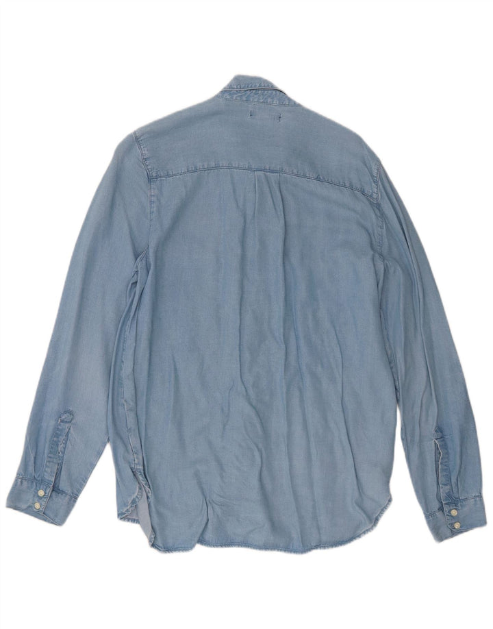 Damska koszula dżinsowa Gap UK 14 Medium Blue Lyocell