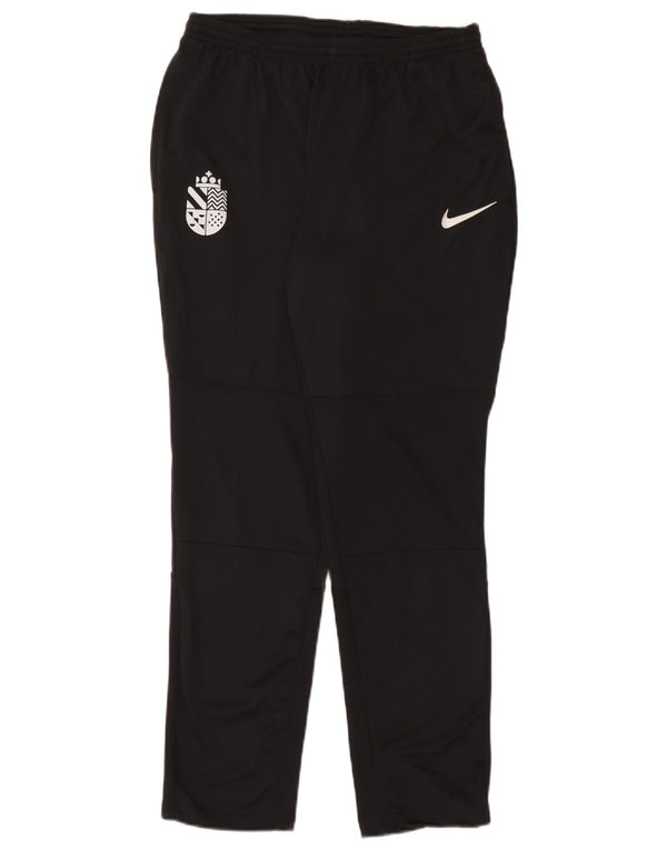 Męskie spodnie dresowe Nike Dri Fit, duże, czarne, poliestrowe