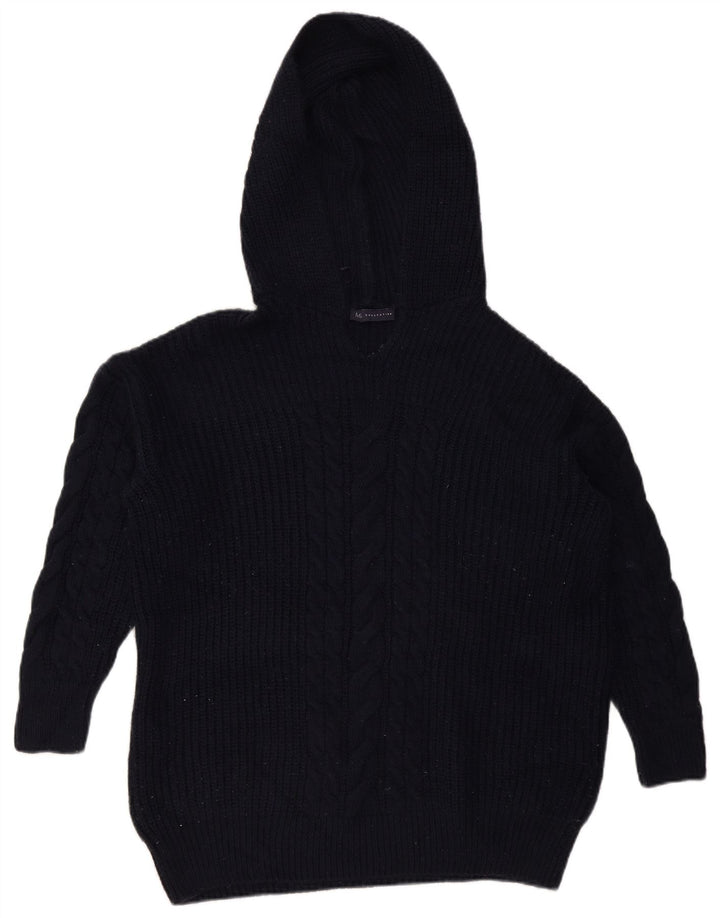 Marks & Spencer Damski sweter oversize UK 14, średni granatowy