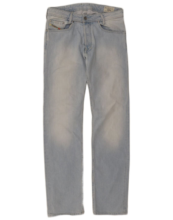 Diesel Męskie Onijo Straight Jeans W30 L32 Niebieskie bawełniane