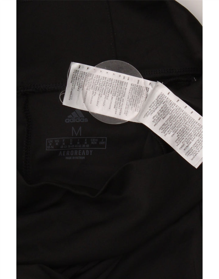 Damskie legginsy ADIDAS Aeroready UK 12/14, średni czarny poliester