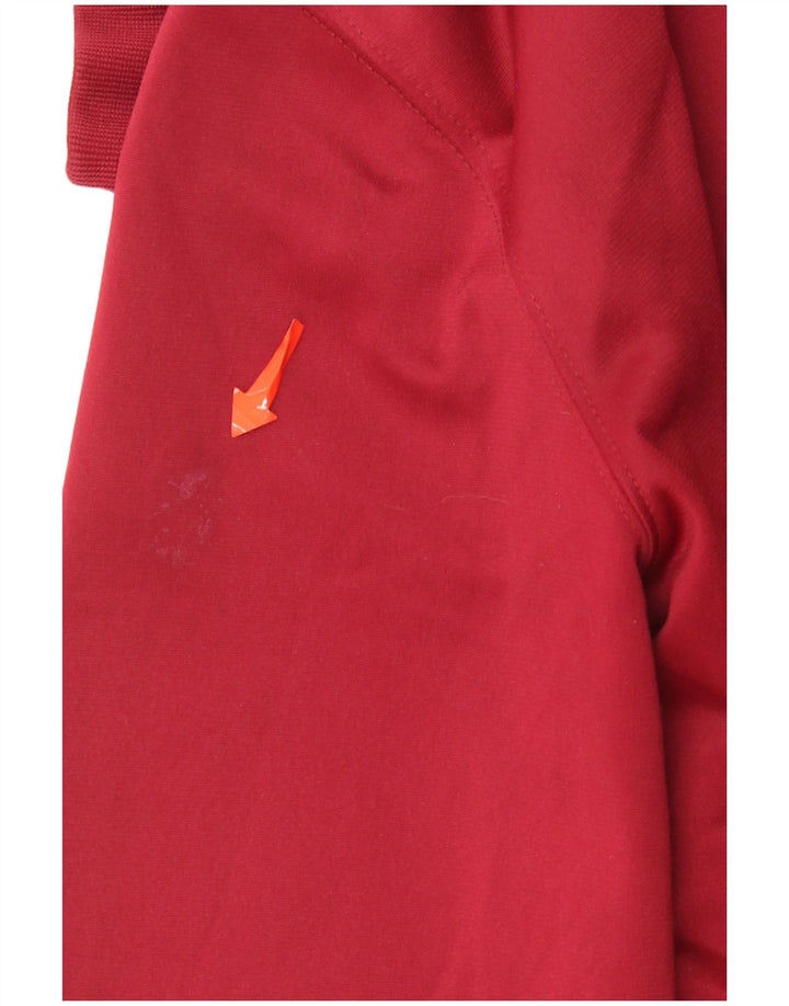 Damski sweter z kapturem i zamkiem Carhartt UK 16, duży, czerwony poliester
