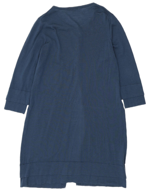 Boden Damski sweter rozpinany z długim rękawem 3/4 UK 20 2XL Granatowy Wełniany