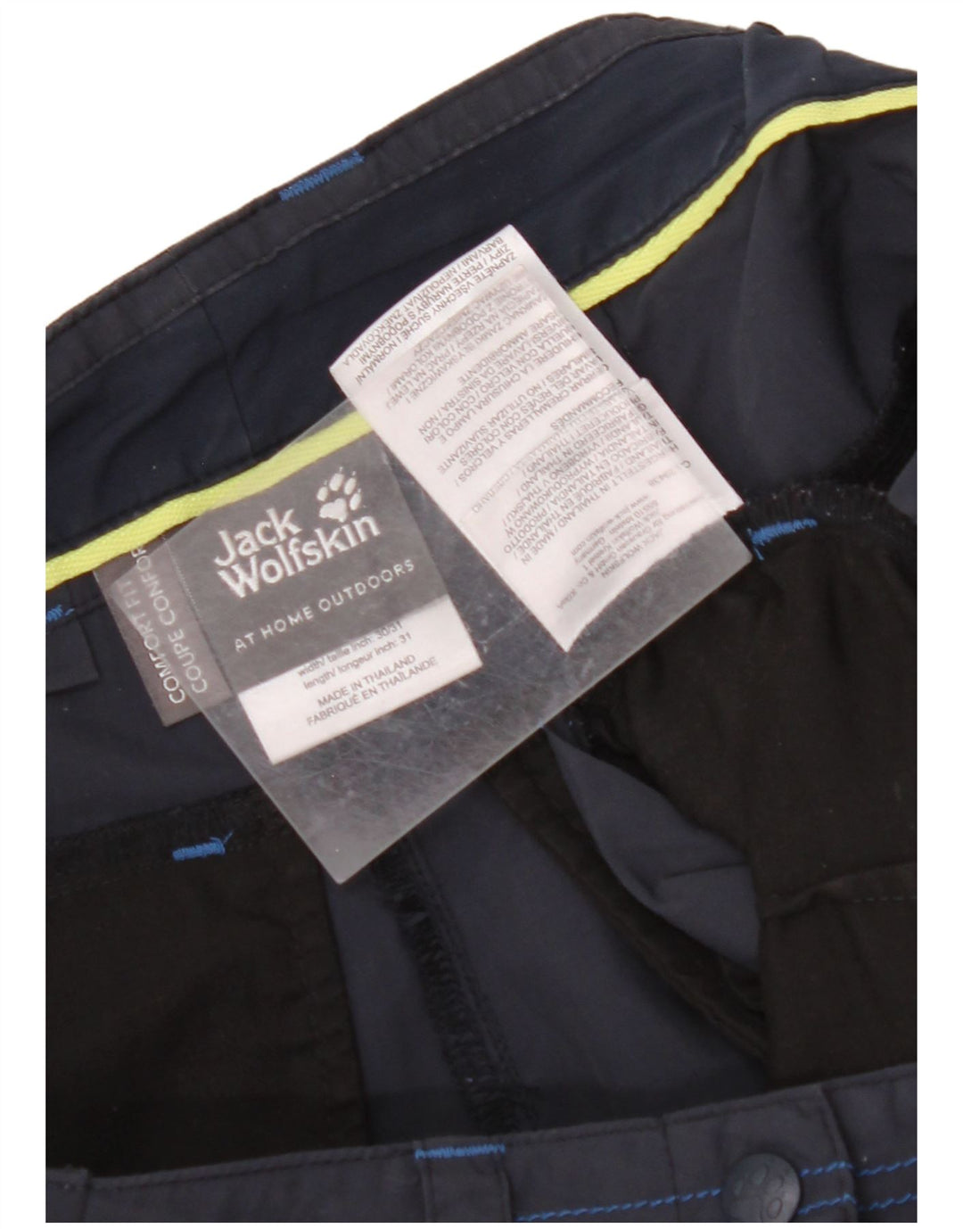 Damskie spodenki cargo JACK WOLFSKIN Comfort Fit W30 Średni granat