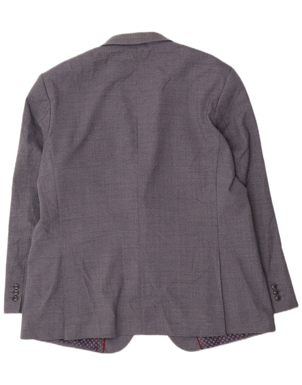 Marks & Spencer Męska marynarka zapinana na 2 guziki o regularnym kroju, UK 46 XL, granatowa