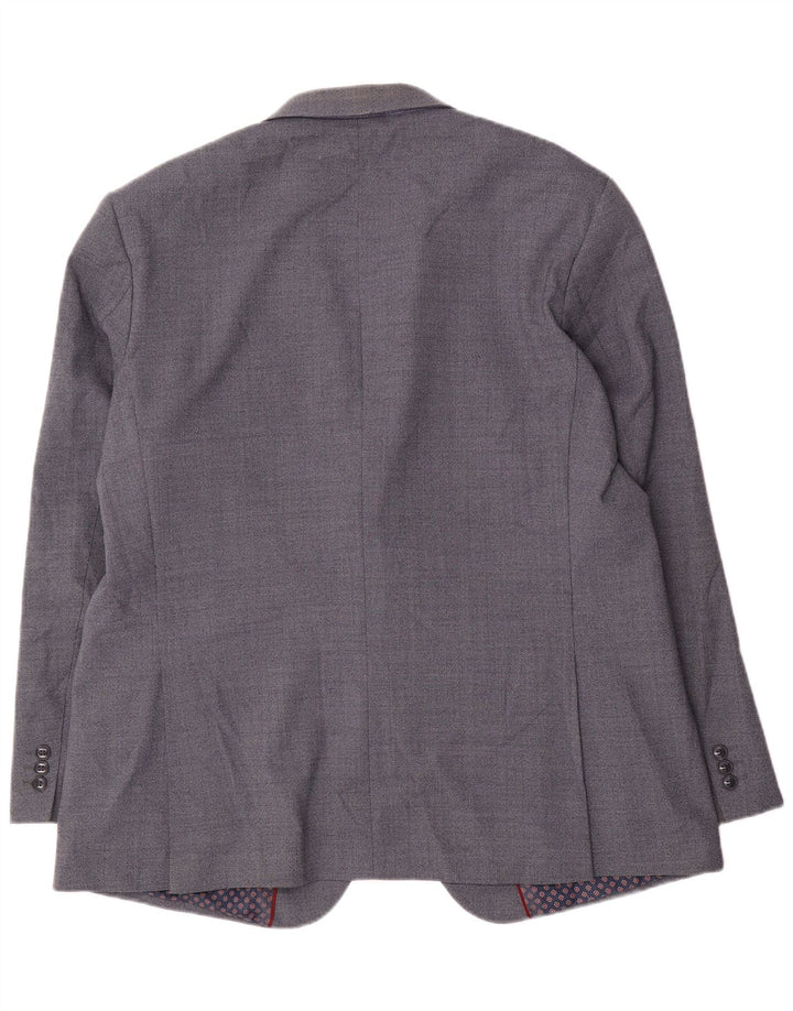 Marks & Spencer Męska marynarka zapinana na 2 guziki o regularnym kroju, UK 46 XL, granatowa
