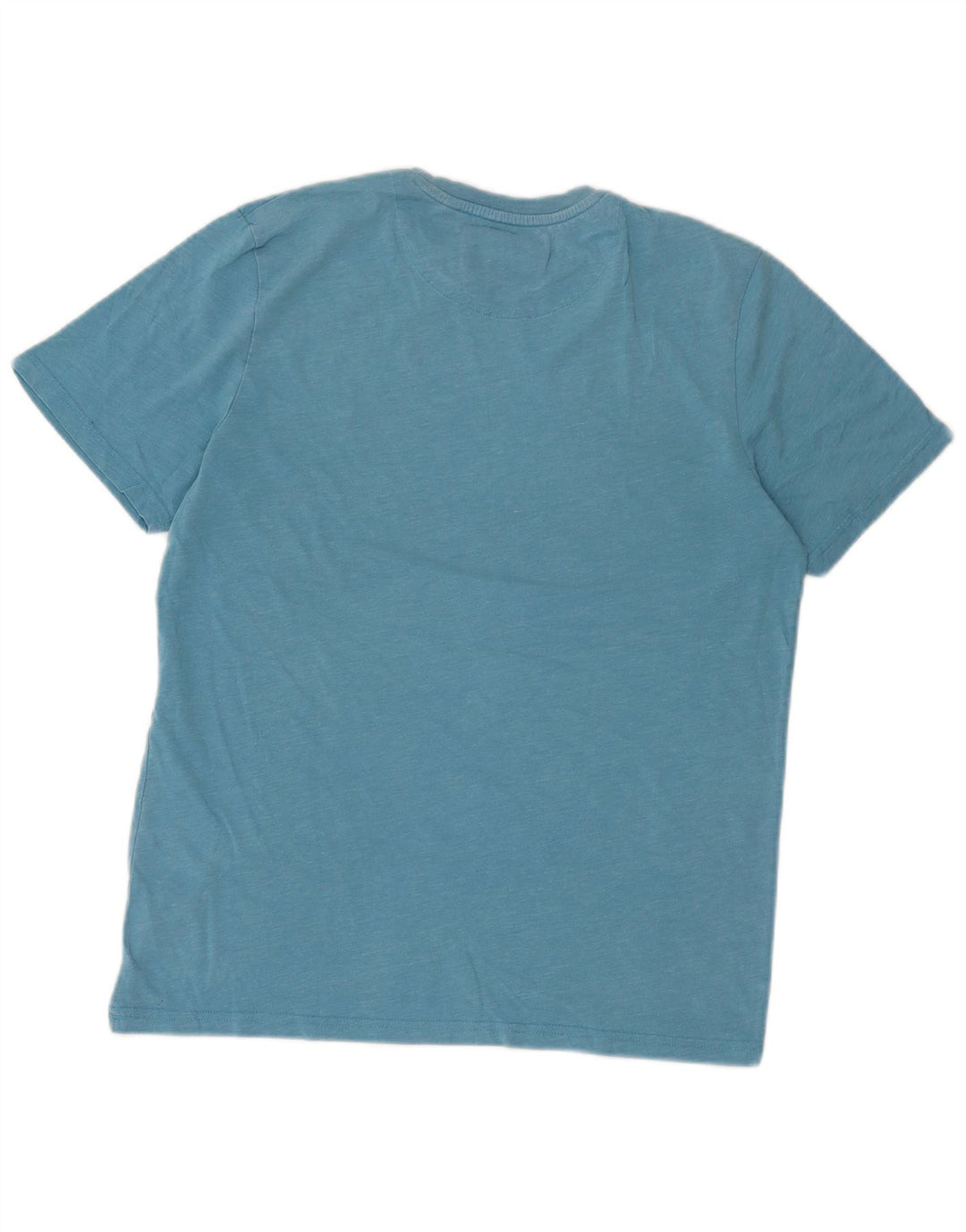 T-shirt męski Lyle & Scott, bawełniany, średni niebieski w cętki